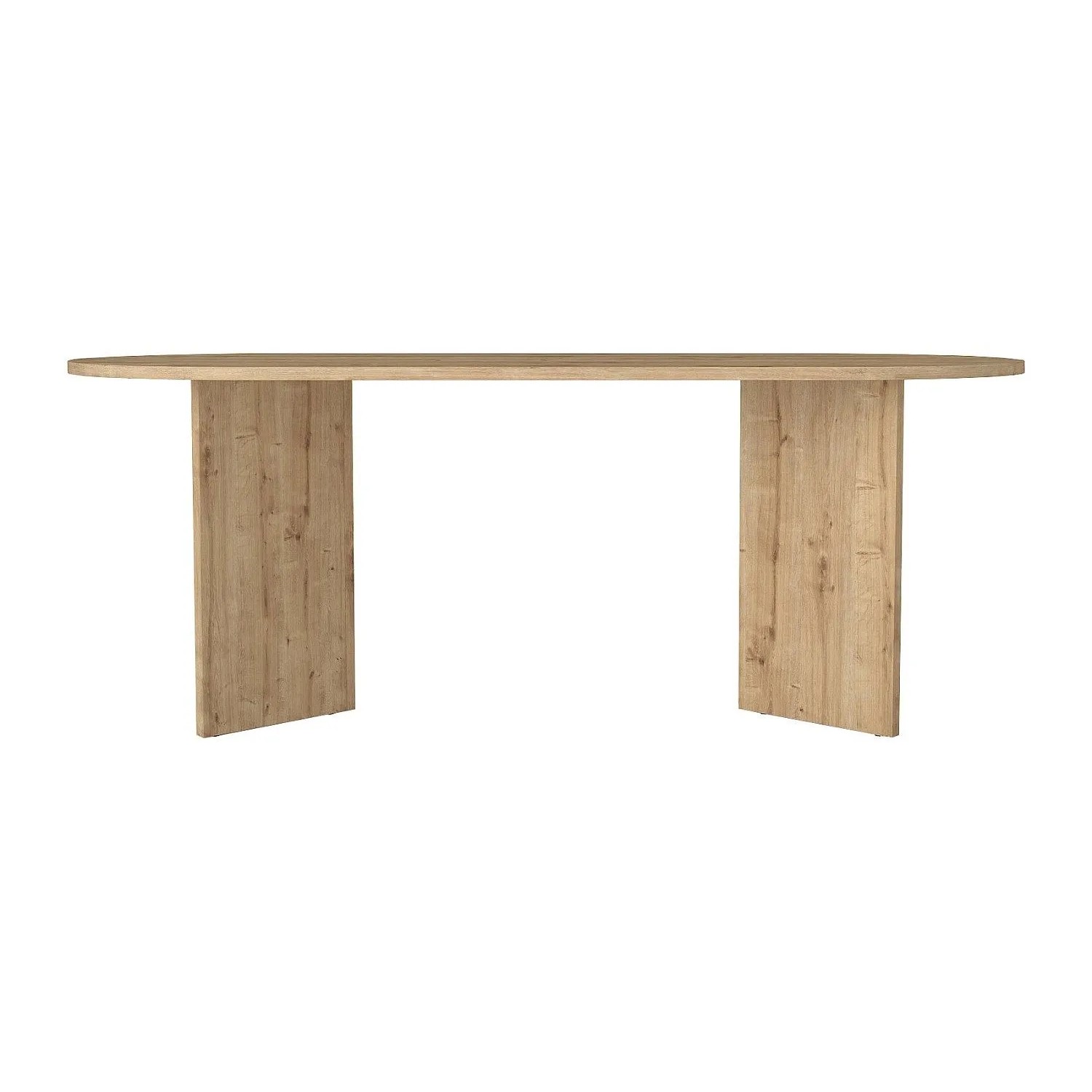 Vente-unique Esstisch Topania Naturfarben Hell 200 cm