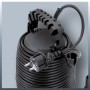 Einhell GC-DP 7835 Schmutzwasserpumpe mit Kabelaufwicklung und Tragegriff.