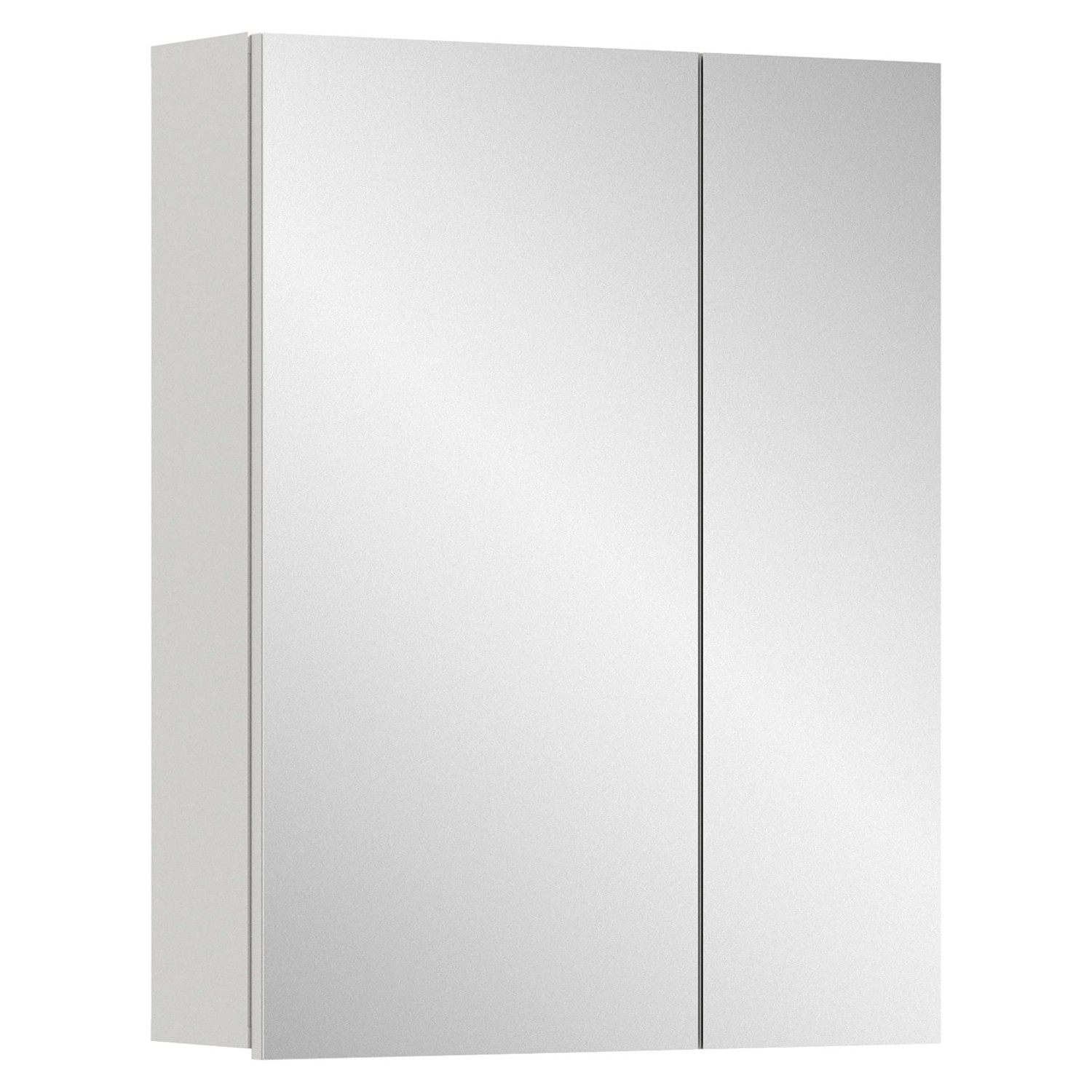 Spiegelschrank Vira 4-türig Weiß 77 cm x 60 cm x 18 cm günstig online kaufen