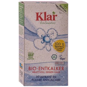 KLAR Eco Sensitive Entkalker, 280g Packung aus Karton, zur Reinigung von Spül- und Waschmaschinen.