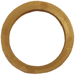 Braune Alpertec Nylonlagerbuchse, 18 mm Durchmesser, für Türbeschläge.