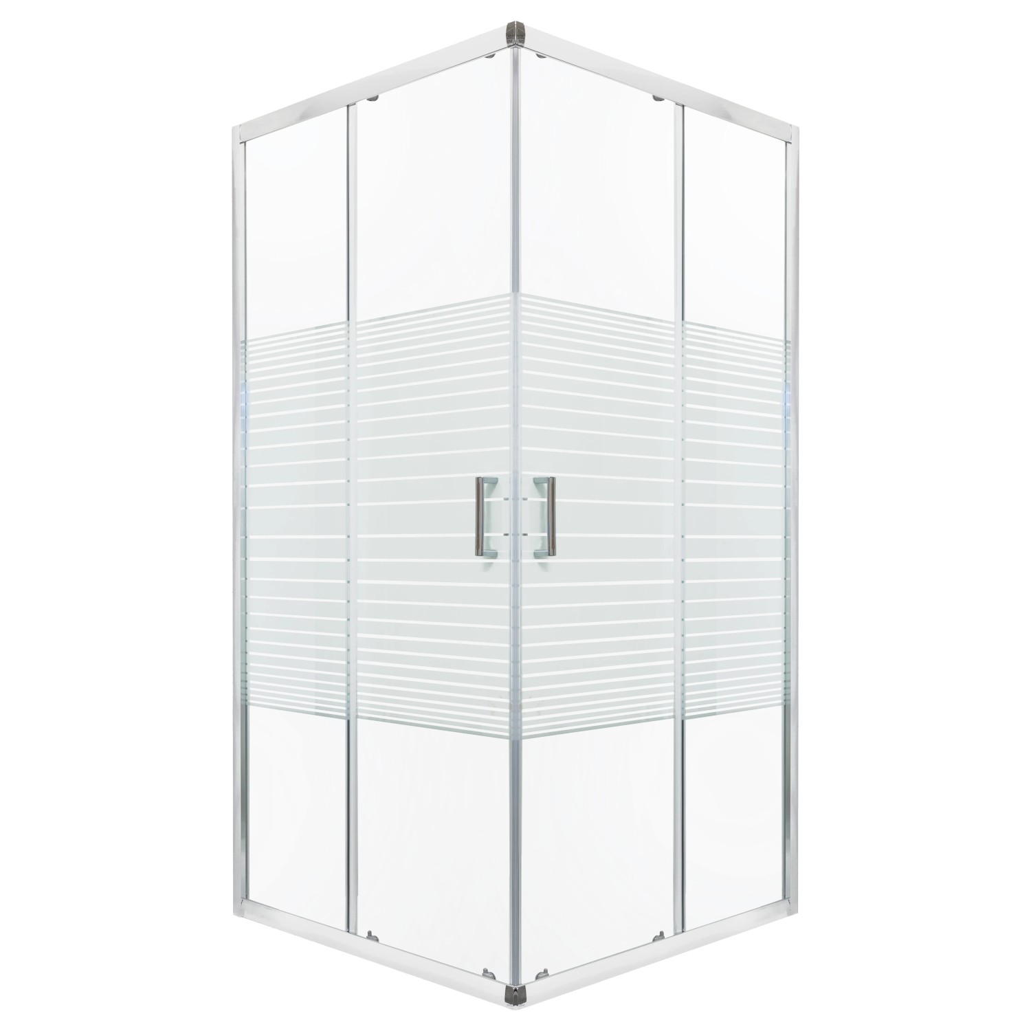 Kerra Duschkabine Madera STR SQ 77x77cm 5mm ESG ohne Duschwanne
