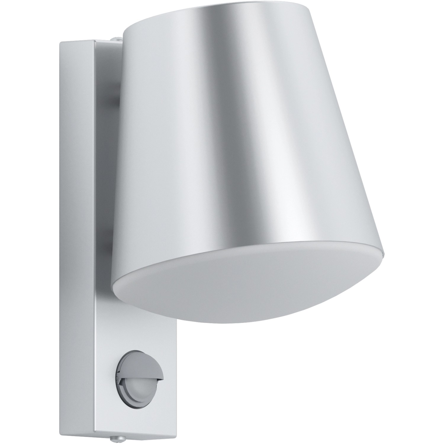 Eglo Wandleuchte Caldiero mit Bewegungsmelder Edelstahl