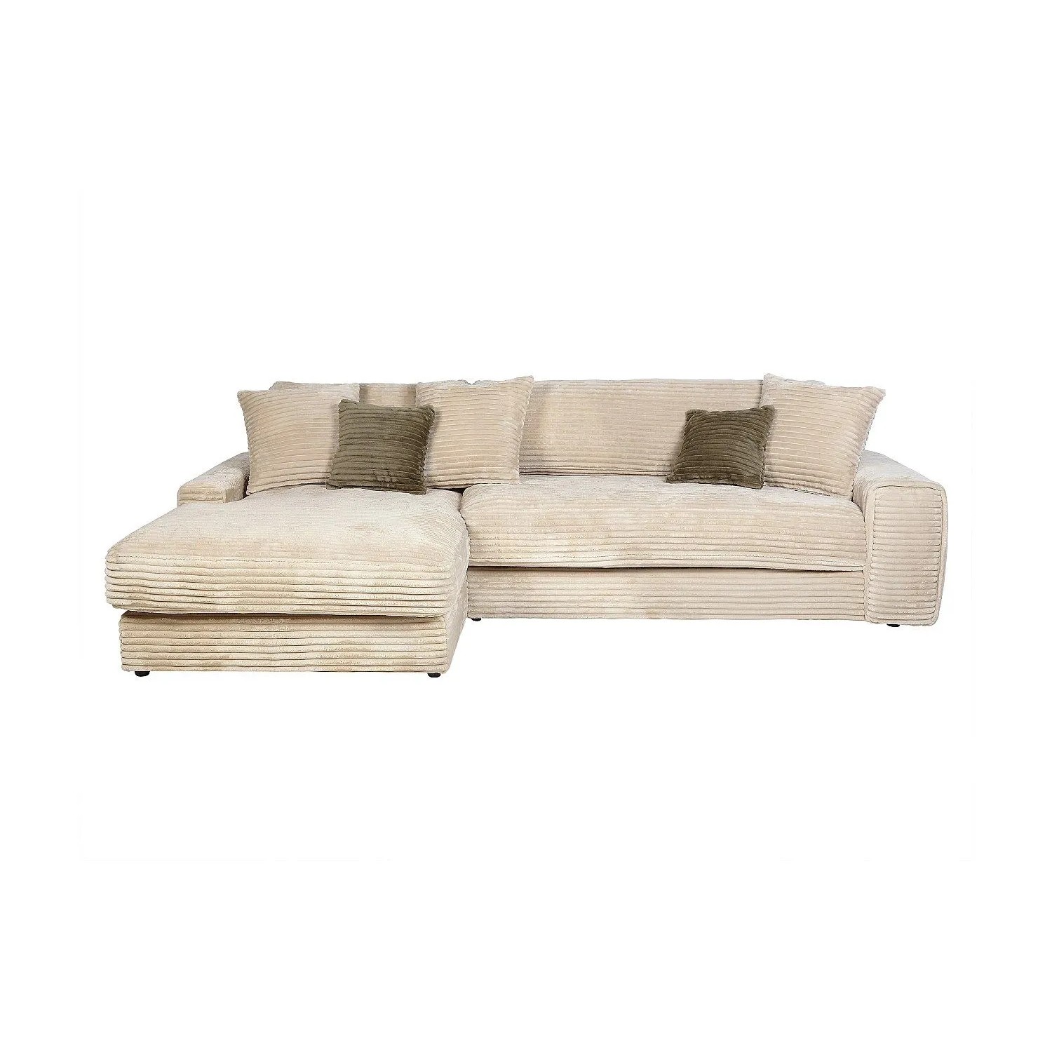 Vente-unique Sofa Ohne Schlafmöglichkeit Calazo Beige 307 cm