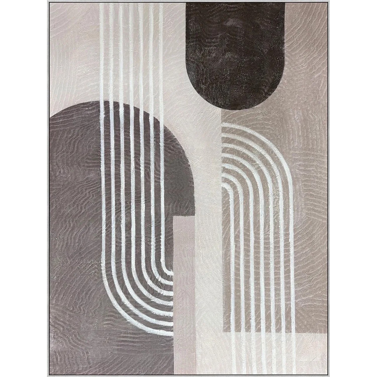 Art Universe Leinwandbild Grey Arches 90 x 120 cm