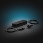 Schwarzes Philips Hue Outdoor-Netzteil 100W mit 3,5m Kabel für Niedervolt-Leuchten.