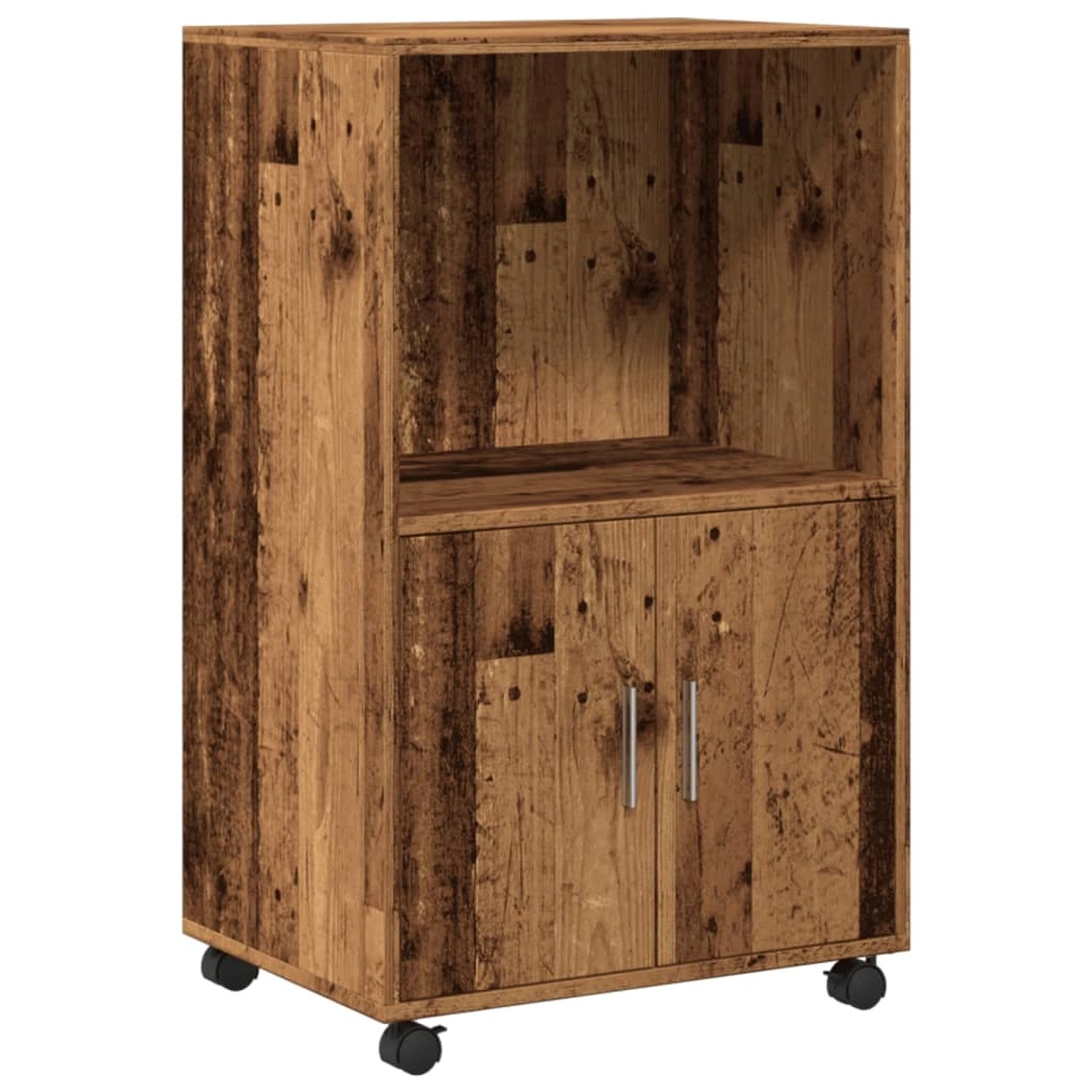 vidaXL Rollschrank Altholz-Optik 55x40x91 cm Holzwerkstoff 853189 günstig online kaufen