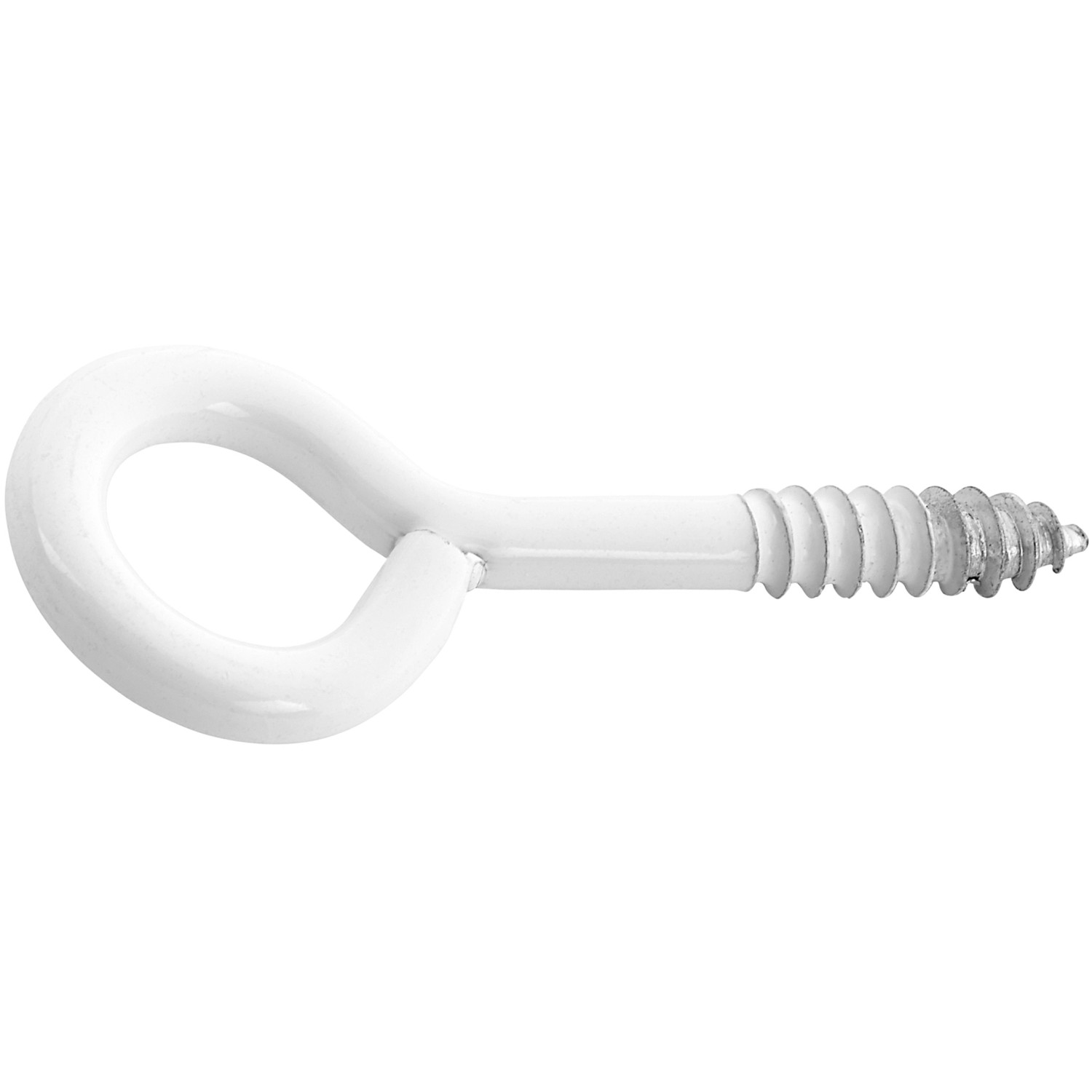 LUX Ringschraube Weiß Ø 2,8 mm x 16 mm 6 Stück