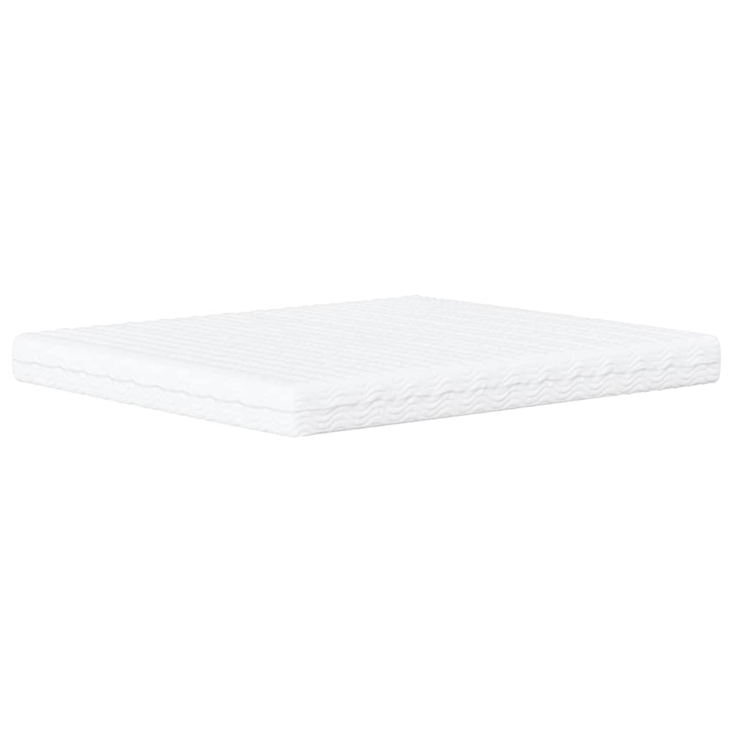 Weiße Schaumstoffmatratze 180x200 cm für vidaXL Bett. Bequeme Matratze für erholsamen Schlaf.