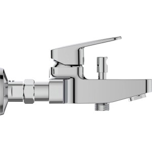 Ideal Standard Ceraplan Wannenarmatur, Aufputz, Chrom, Schweizer Ausführung.