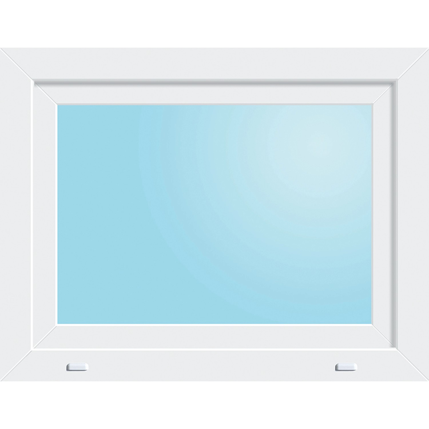 KM Meeth Kunststofffenster CL7 Weiß 100 cm x 60 DIN rechts Uw-Wert 0,90 günstig online kaufen