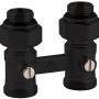 Sanicomfort Doppelkugelhahn, 13 mm, für Heizungs-Installation mit Zweirohr-Anschluss.