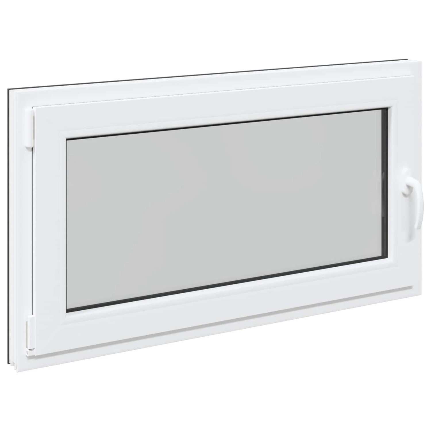 vidaXL Kellerfenster RISOR Anthrazit 120 x 60 cm PVC und Glas 42047344