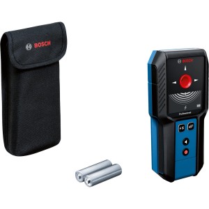 Bosch Professional GMS 120-27 Ortungsgerät mit Tasche und Batterien.