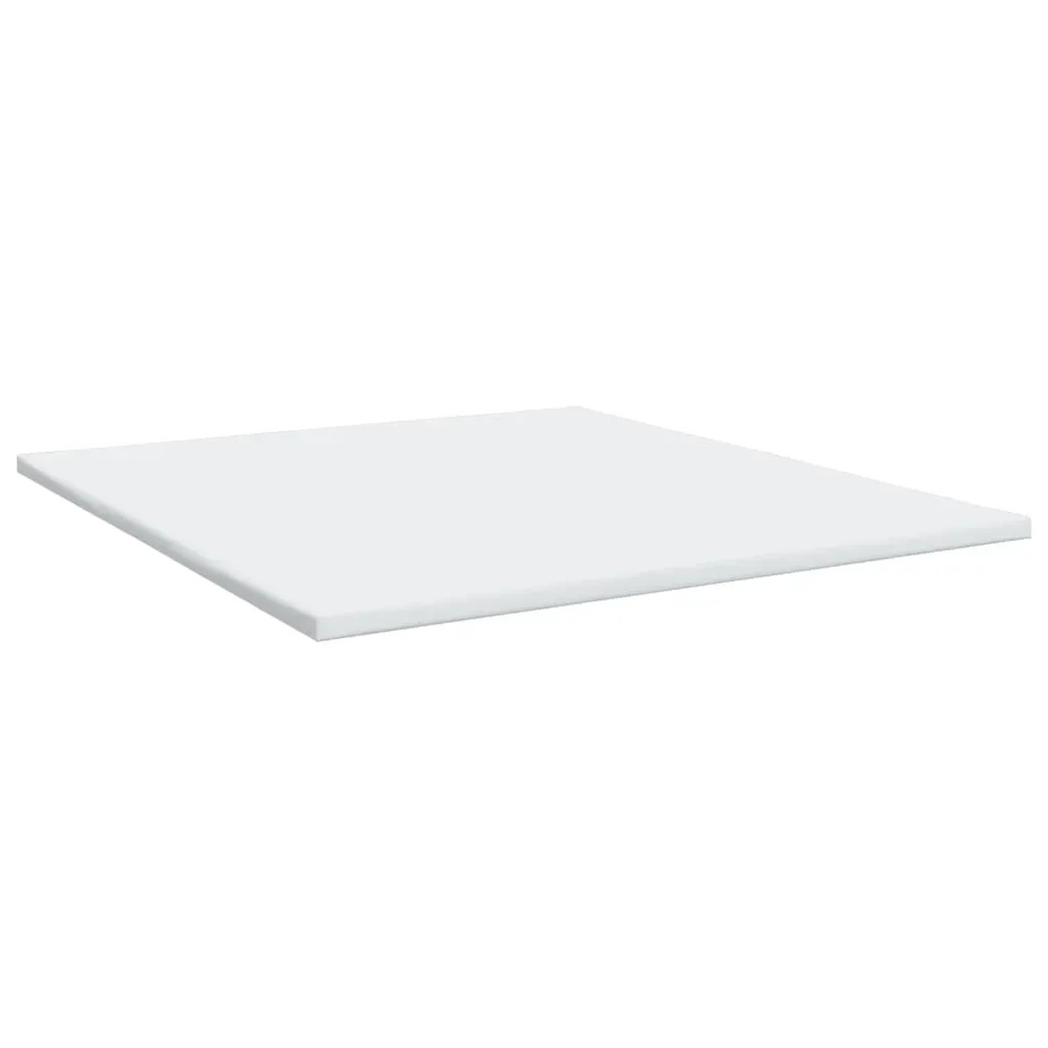 Matratzenauflage in Weiß für vidaXL Boxspringbett, 200x200 cm.