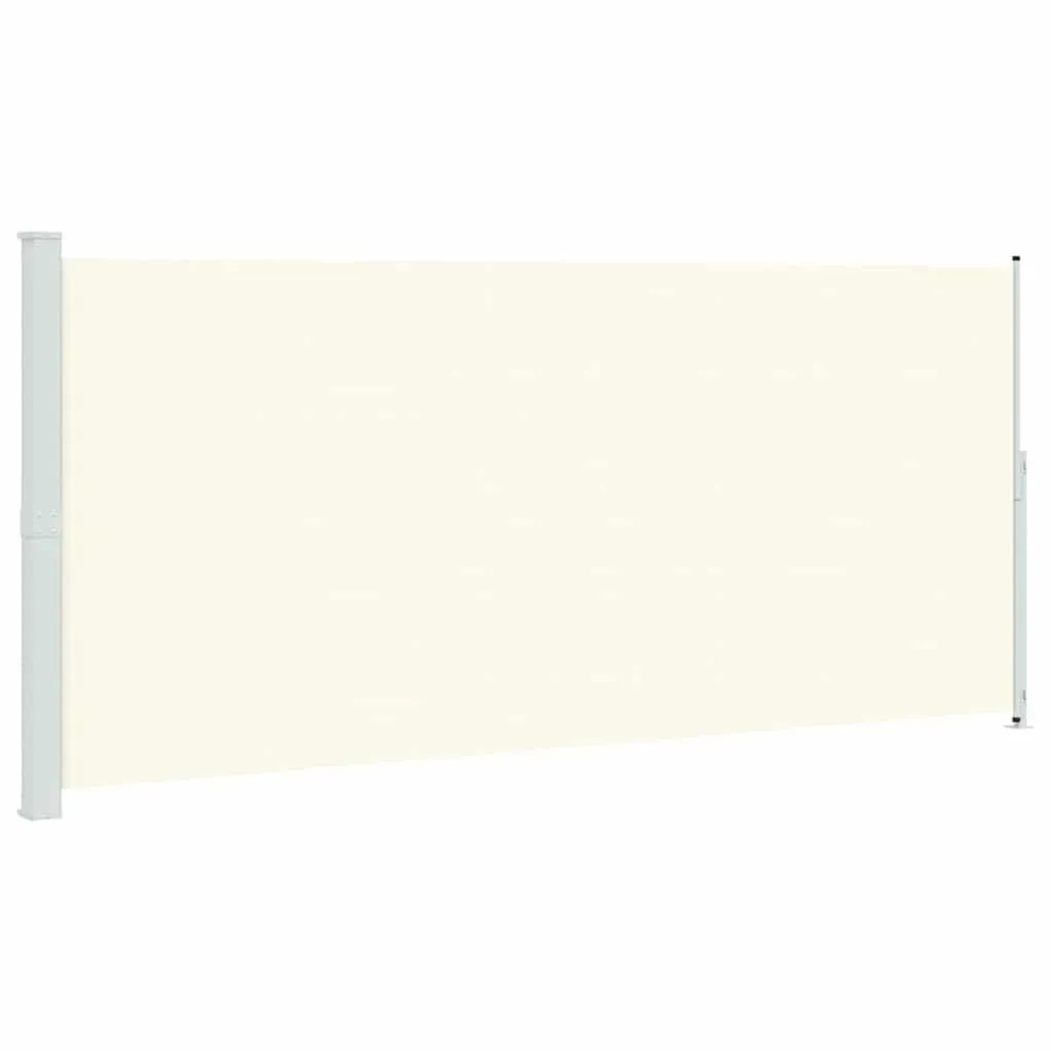 vidaXL Seitenmarkise Ausziehbar 220x500 cm Creme 313430