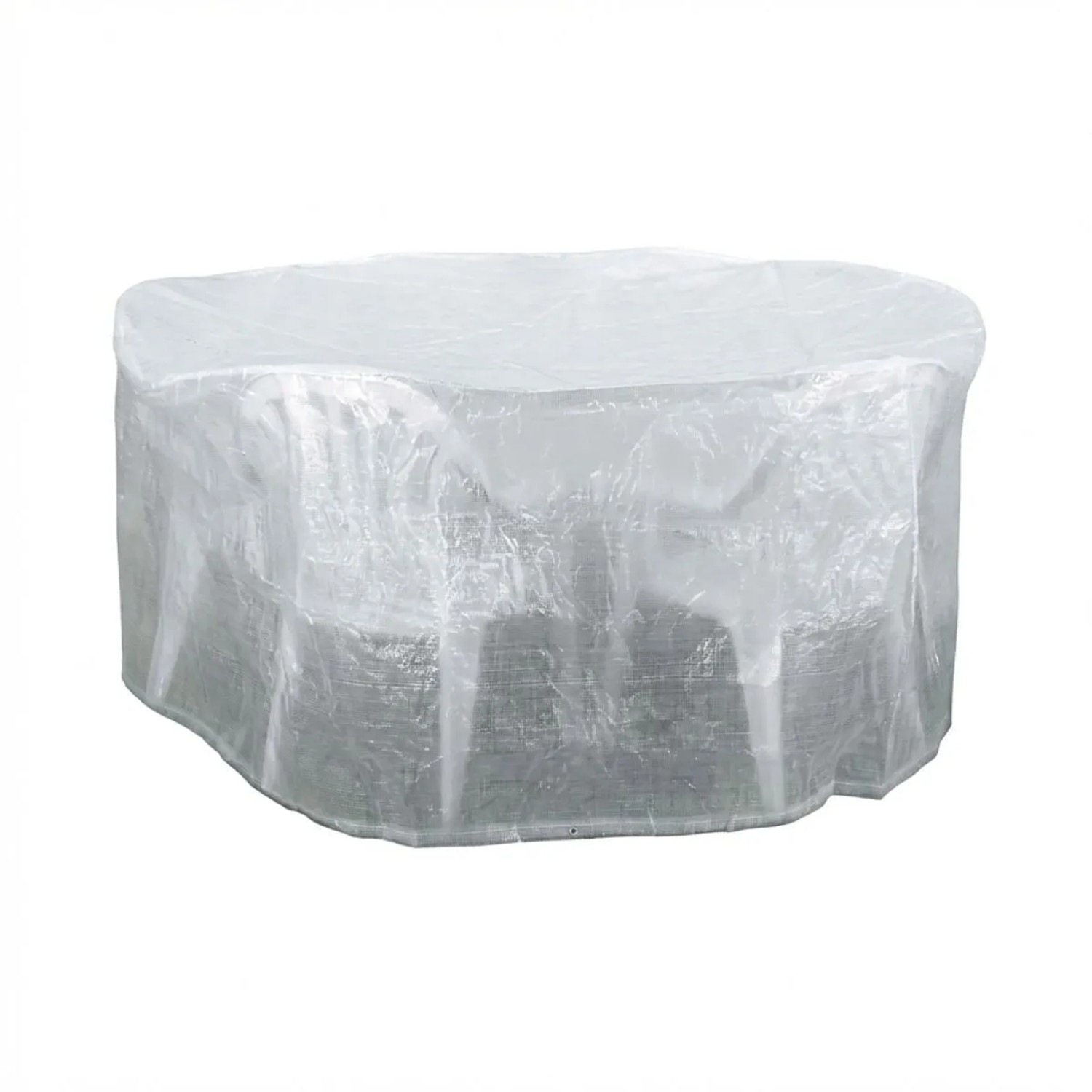 Boni-Shop Schutzhülle Gartenmöbel Transparent Sitzgruppe 200 x 95 cm Kunststoff