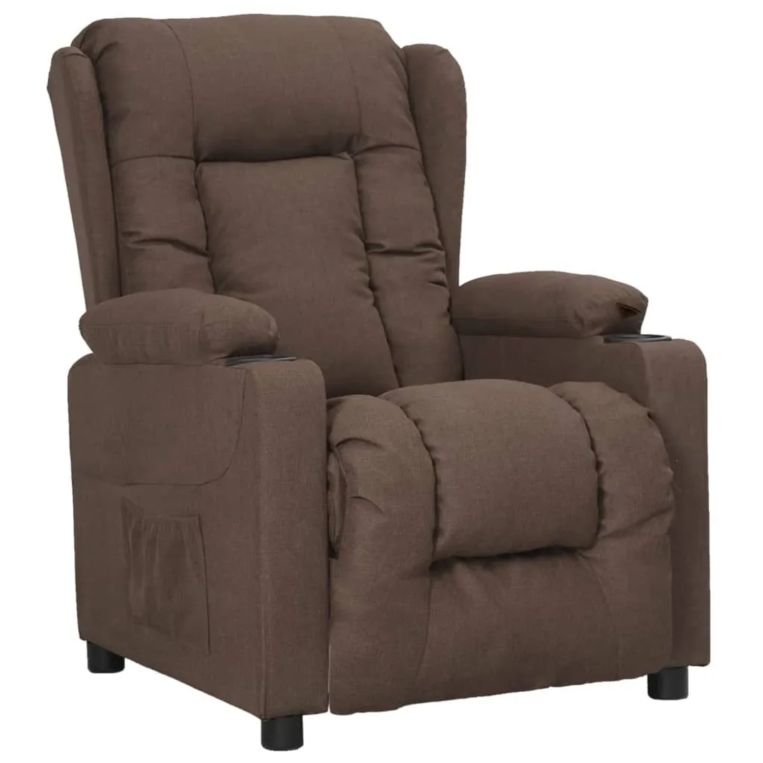 vidaXL Relaxsessel Taupe Stoff 339056