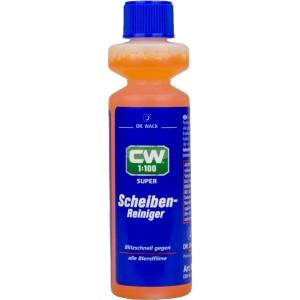 Dr. Wack CW1:100 Super Scheibenreiniger, 40ml Flasche für klare Sicht beim Autofahren.