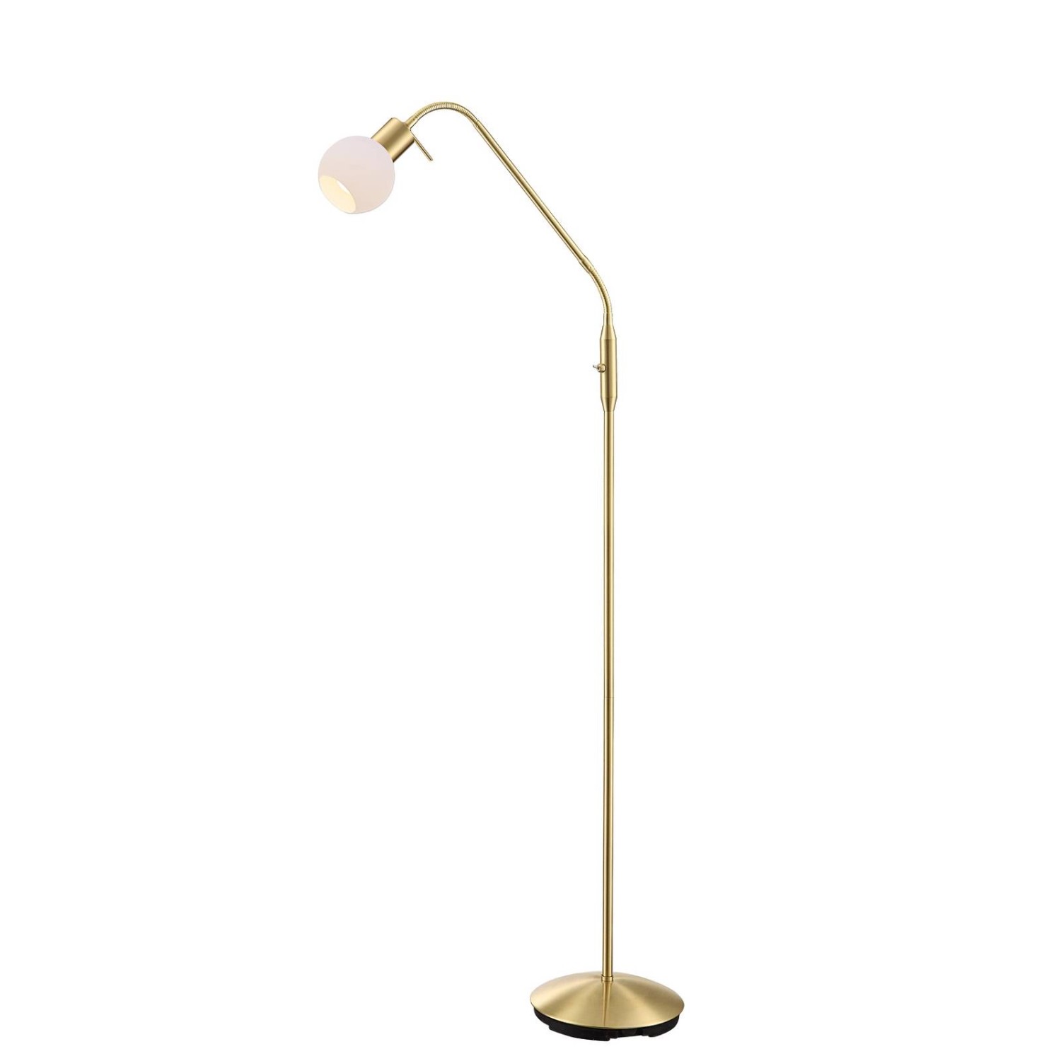 Lindby Stehlampe Elaina 9620012 Modern in Gold Messing aus Metall 1-flammig E14 Wohnzimmerleuchte