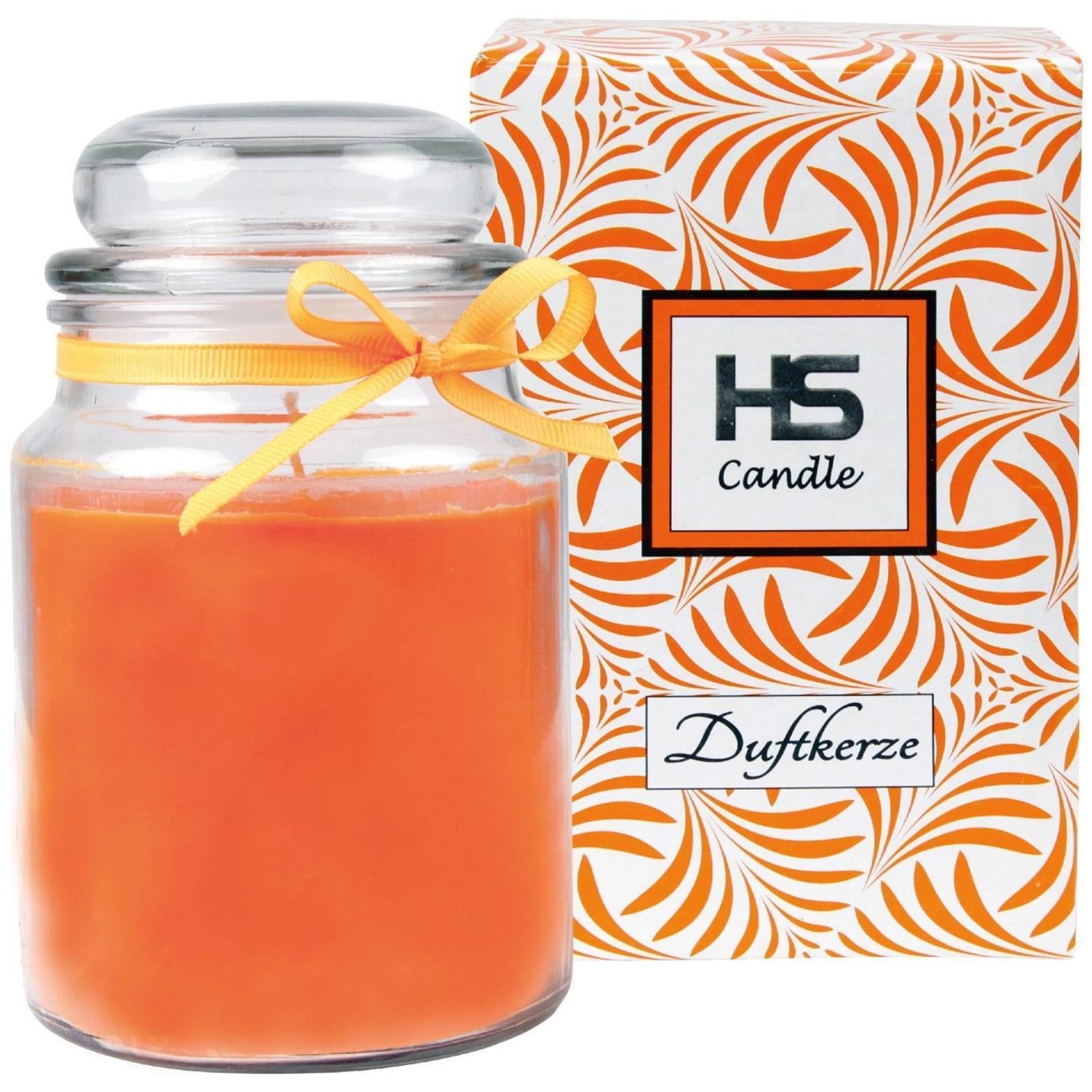 HS Candle Duftkerze & Bonbon Glas Ø10cm Honigmelone günstig online kaufen