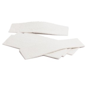 Weiße Elabrick Verblender Dover, 7,1x24 cm, für Innen- und Außenbereiche.