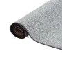 Gerollter, silbergrauer Snapstyle Feinschlingen Velour Teppich Strong, 160x240cm.