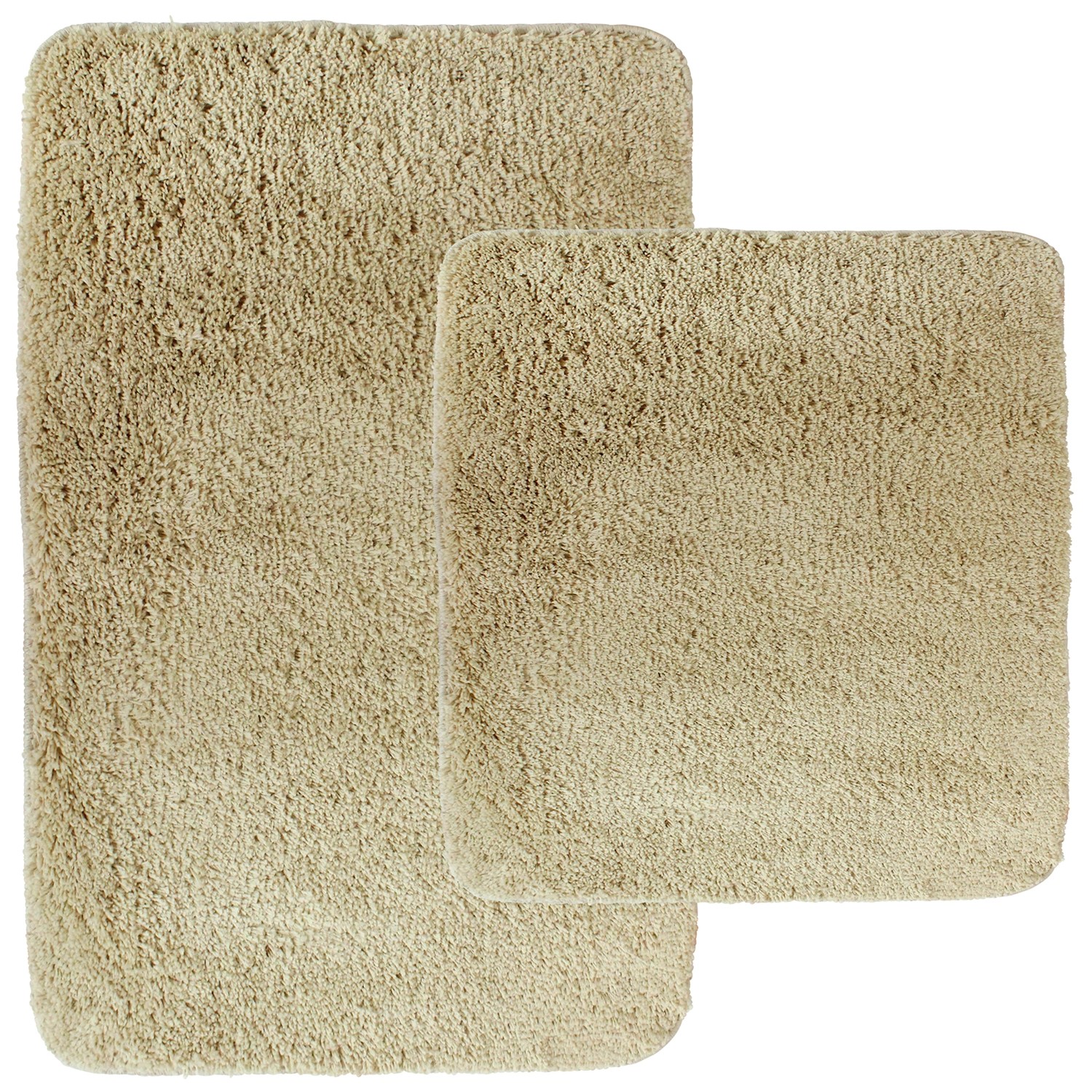 NYVI Badematten Set Lasalle 2-teilig 45 x 50 cm und 50 x 80 cm Beige