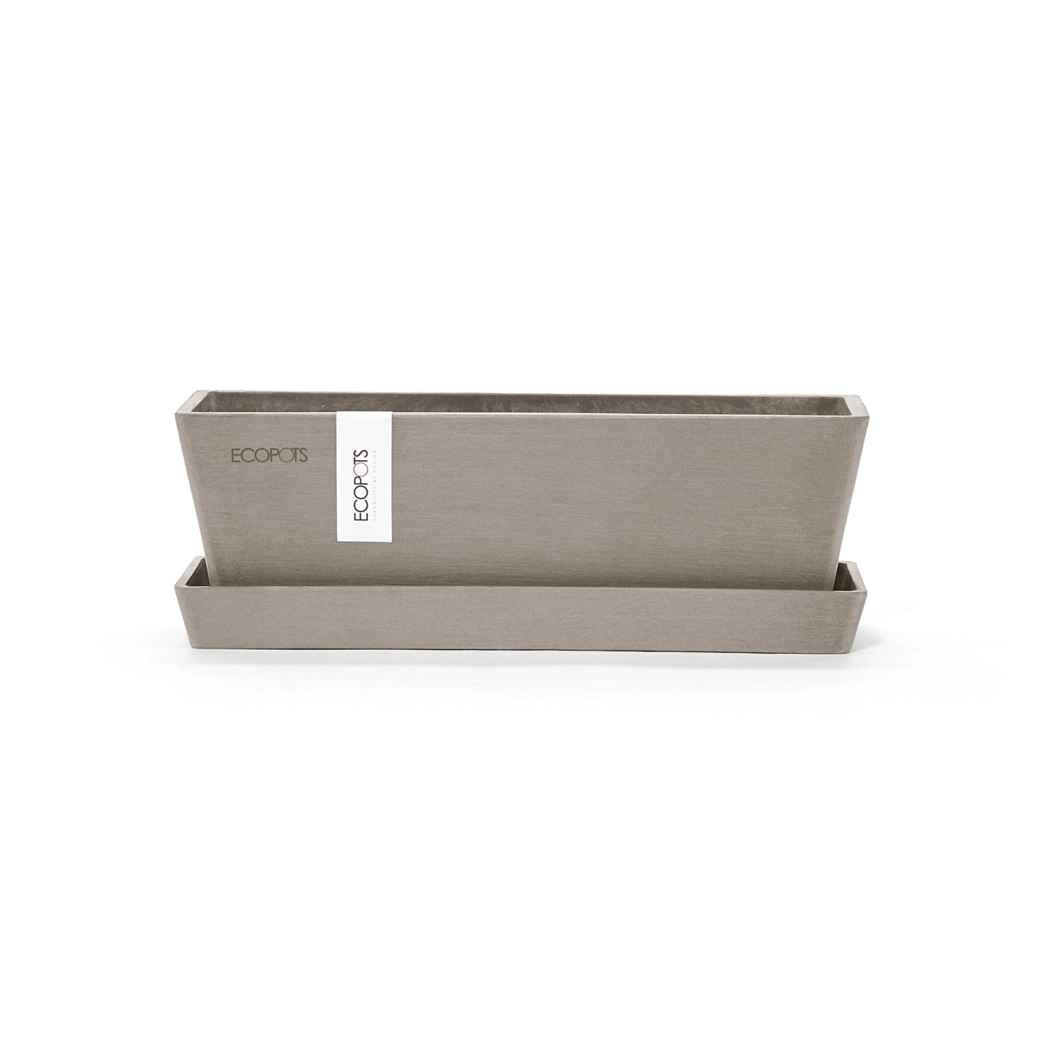 ECOPOTS Balkonkasten "Bruges Mini 25 Taupe", für innen und außen: frostsich günstig online kaufen