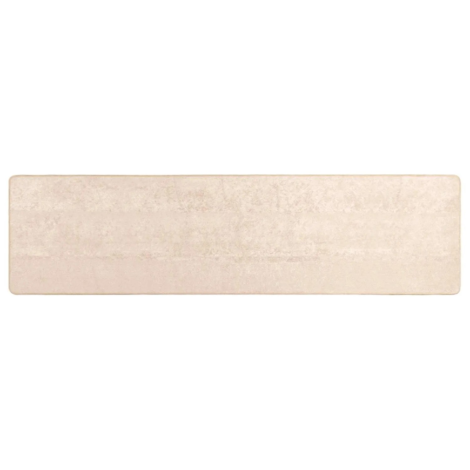 vidaXL Teppichläufer MARSA Creme 250 x 100 cm Polyester und PVC 42023063