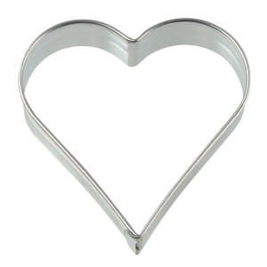Zenker Ausstecher Herz 6,3 cm x 6,5 cm Silber