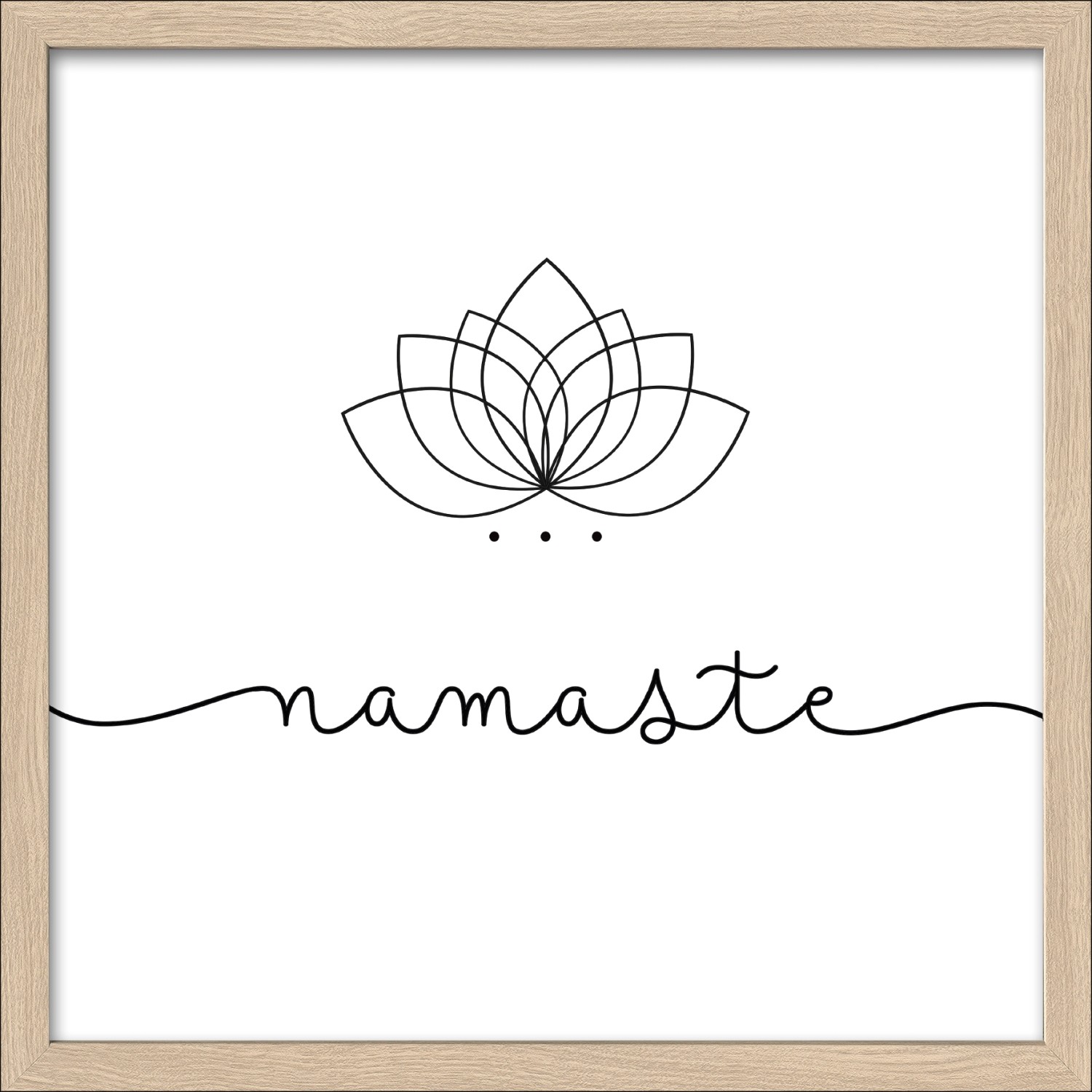 Pro Art Bild Framed Art Namaste 30 cm x 30 cm günstig online kaufen