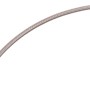 Flexibler Winkel-Anschlussschlauch, 18,6 mm (G 1/2) x 500 mm, aus Edelstahl für Trinkwasserinstallation.