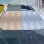 Apa Frontscheibenabdeckung mit Spiegelhüllen, geeignet für Winter und Sommer.