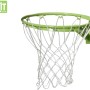 Grüner EXIT Basketballring mit Netz für Spiel & Spaß im Garten.