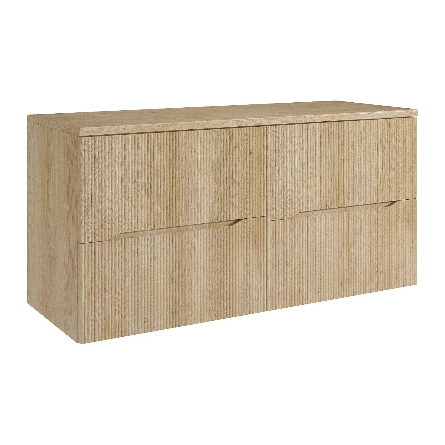 Vente-unique Waschbeckenunterschrank Oriso Naturfarben Hell 120 cm