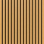 Akustikpaneel Eiche geölt mit schwarzem Filz, 32x240cm, 2 Stück. Wandpaneel zur Schallabsorption.