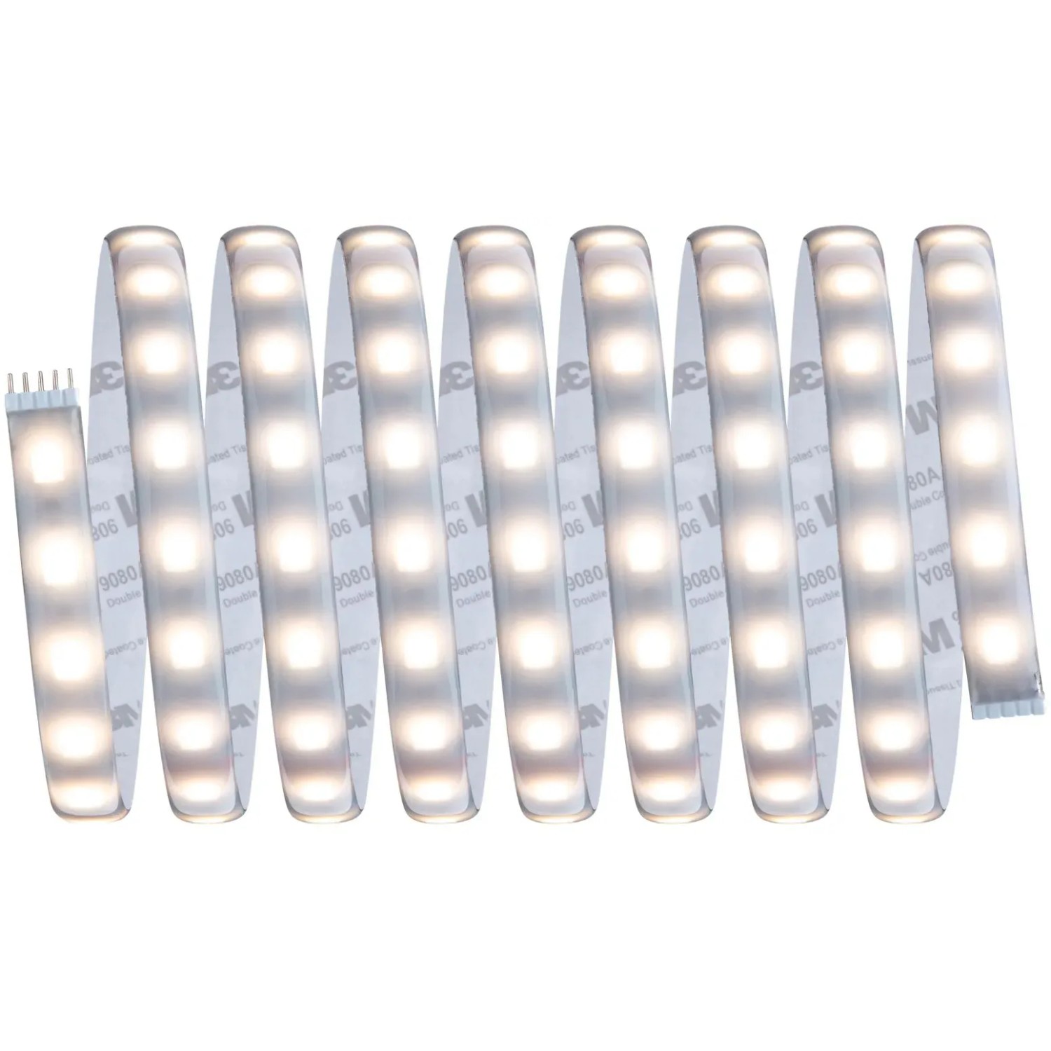 Paulmann MaxLED 500 RGBW LED-Streifen, 3m, beschichtet, Smart Home Zigbee, flexible Lichtleiste mit Farbwechsel.
