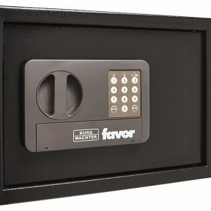 Burg Wächter Möbeltresor Favor S5 E mit Zahlenschloss, anthrazitfarbener Tresor.