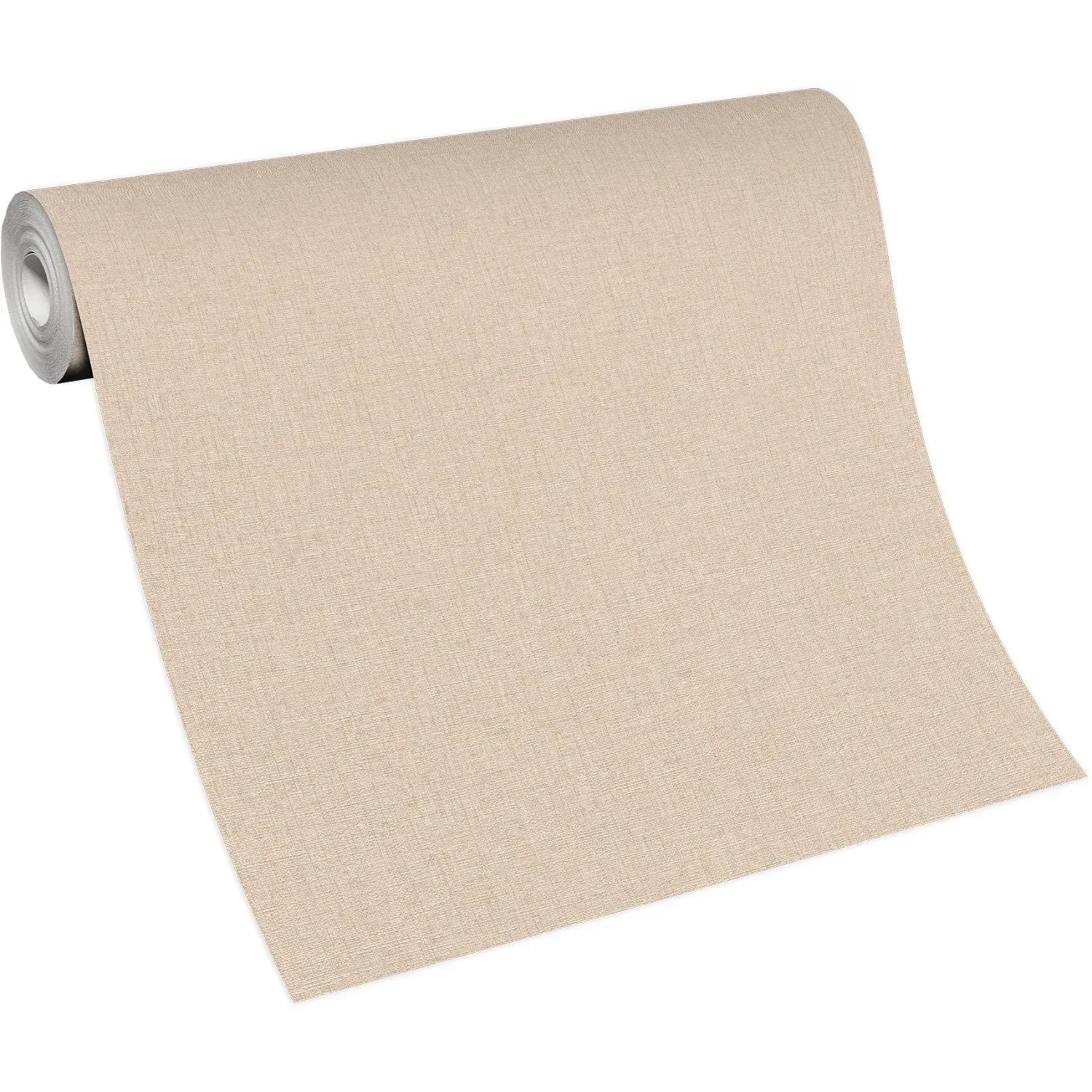 Rolle Erismann Vliestapete Code Nature Uni Rosa, textile Optik.