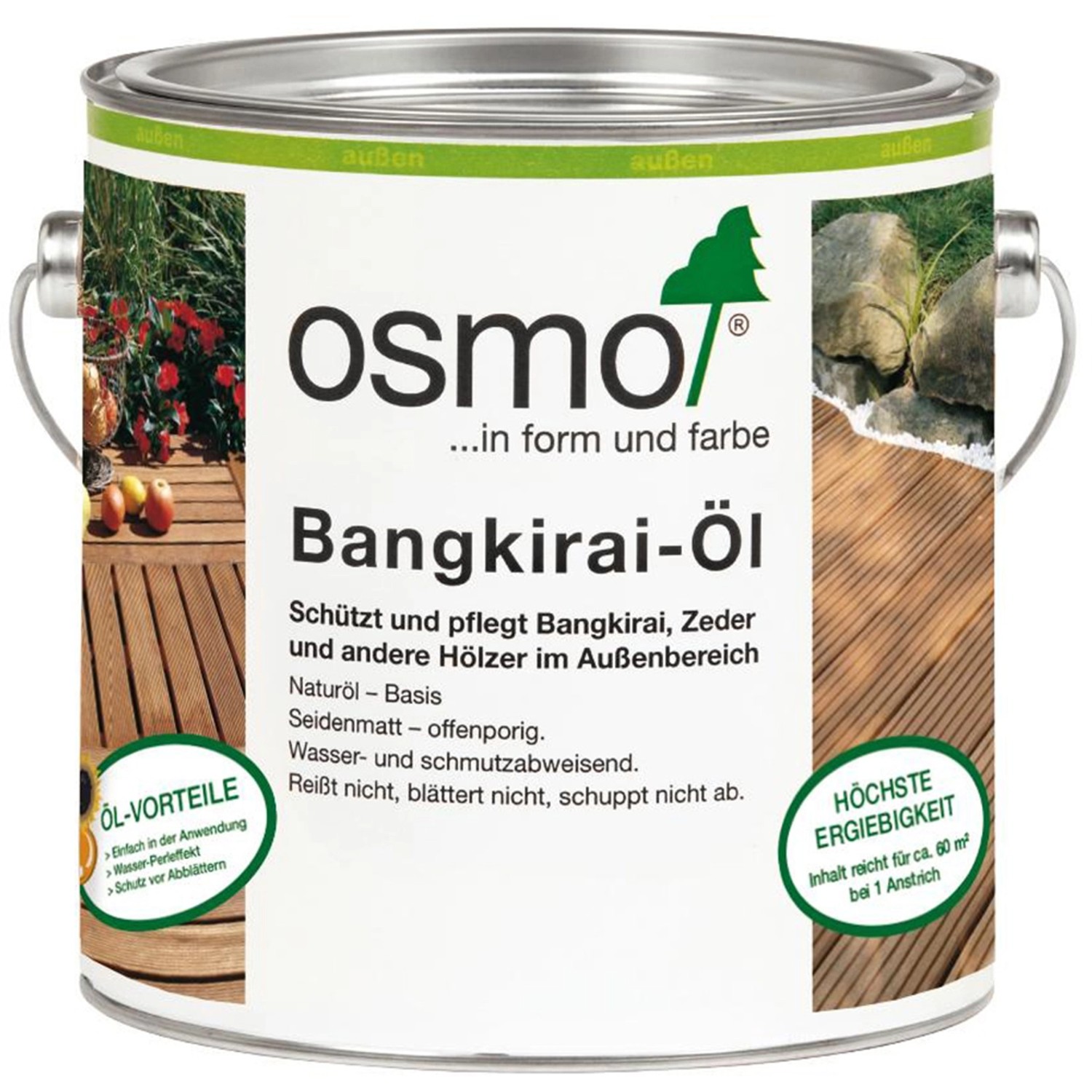 Osmo Holzöl Spezial Bangkirai natur getönt 2,5 l