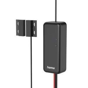 Hama WLAN Garagentoröffner mit Sensor zur Steuerung per App und Sprachbefehl.
