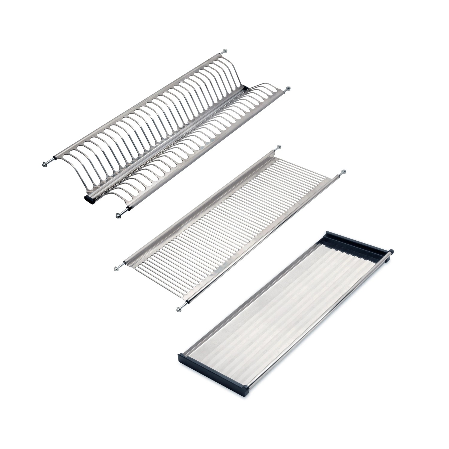 Emuca Abtropfgestell aus Rostfreiem Stahl Drynox Modul 700 mm Edelstahl