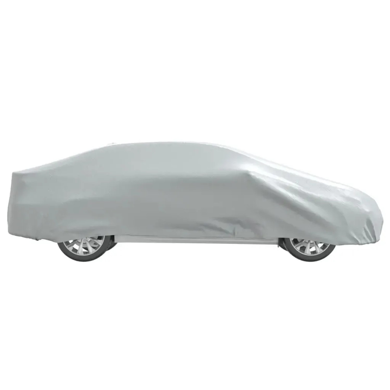 Silberne Autoabdeckung für Limousine, Größe L, zum Schutz vor Frost und Witterung.