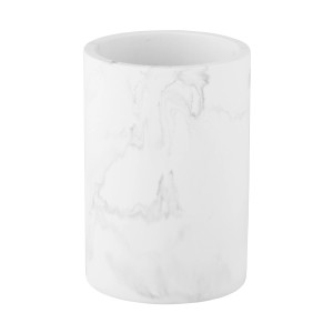 Schöner Wohnen Balatro Zahnbürstenhalter aus Diatomit in Marmor-Optik.