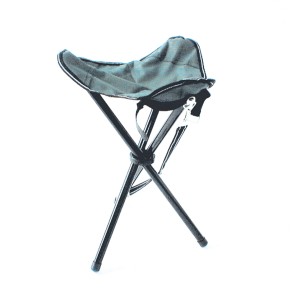 Happy People Falthocker Dreibein aus Stahlrohr für Camping & Outdoor.