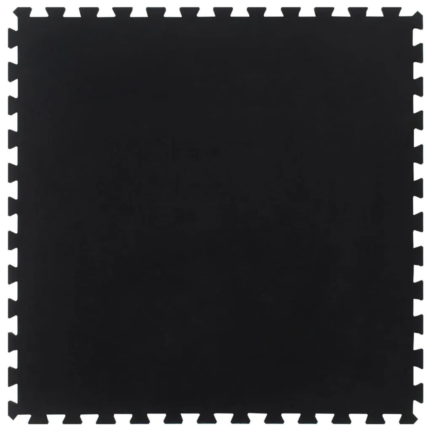 vidaXL Gummi-Bodenfliese Schwarz 12 mm 100x100 cm 155673
