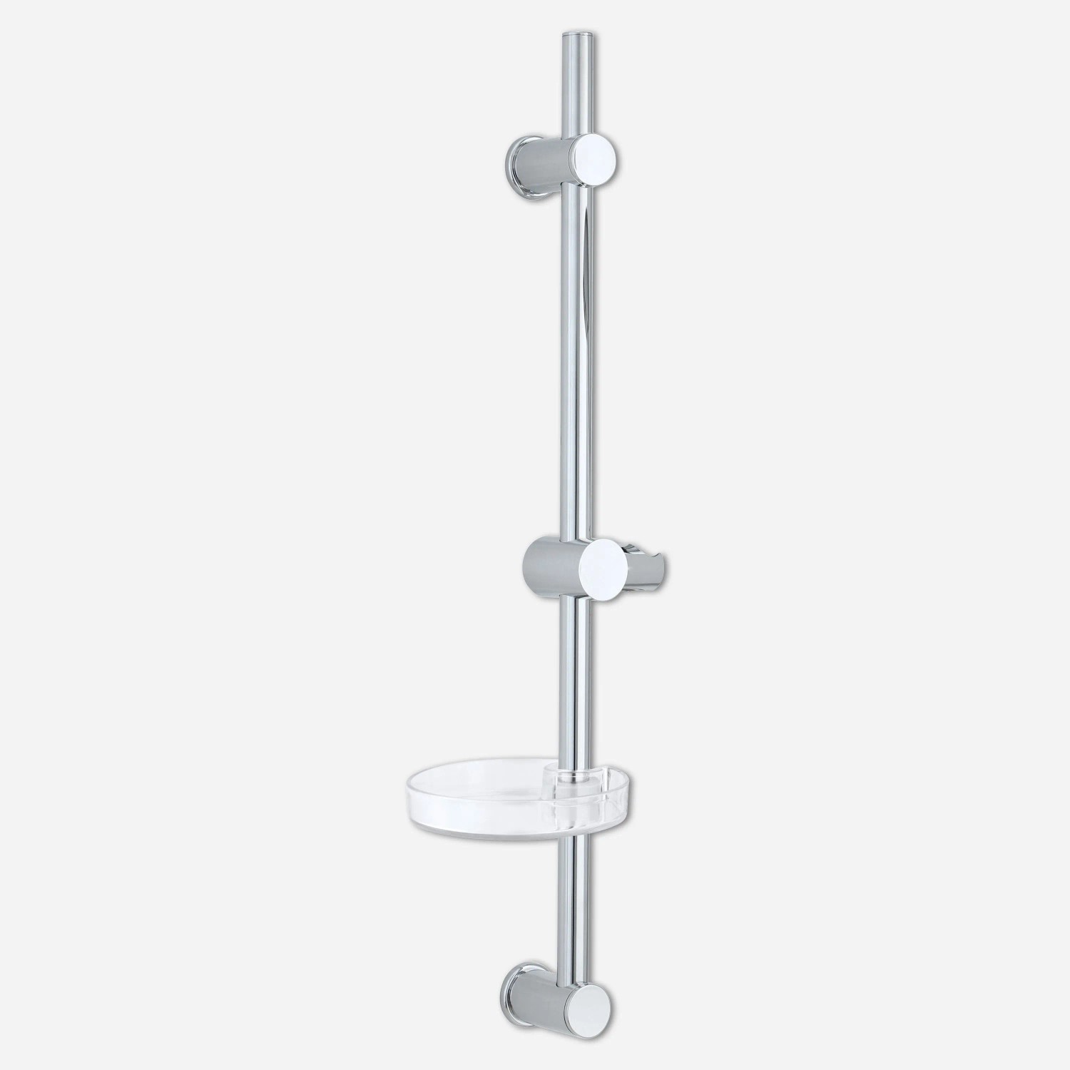 Euroshowers Brausestange FlowFlexi Chrom und Weiß 75 cm 22 mm