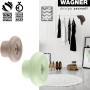 Wagner Wandhaken-Set Dot, 4-teilig, taupe und pastellgrün, zum Schrauben.