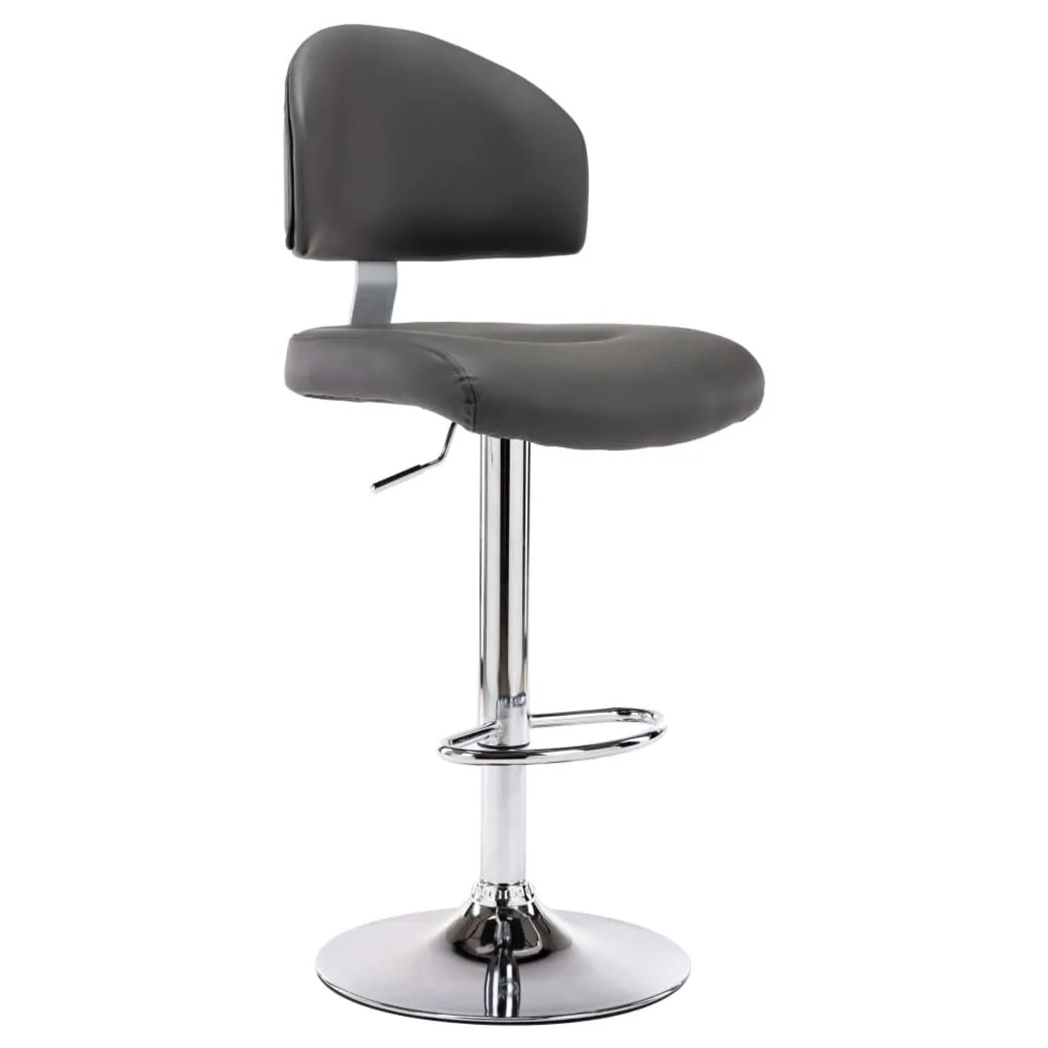 vidaXL Barhocker Grau Kunstleder 249649
